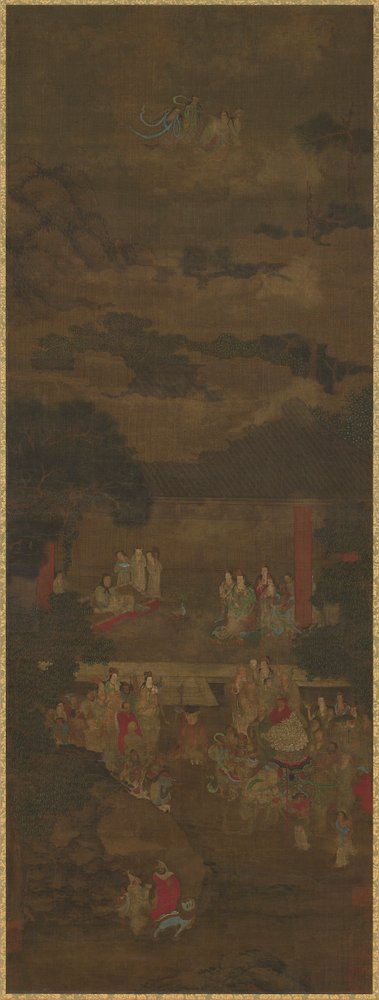 Das Gespräch von Vimalakirti und Manjusri von Unbekannt