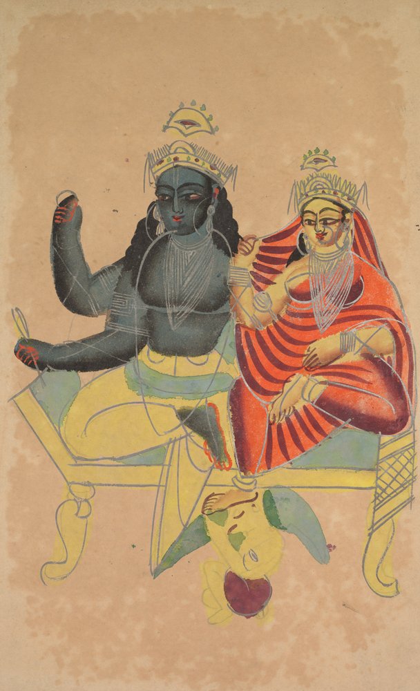 Vishnu und Lakshmi, 1800er Jahre von Unbekannt