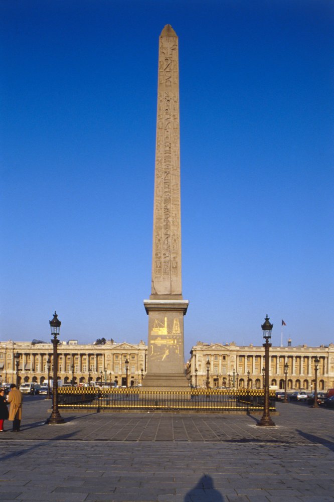 Obelisk von Luxor am Place de la Concorde, Paris von Unbekannt