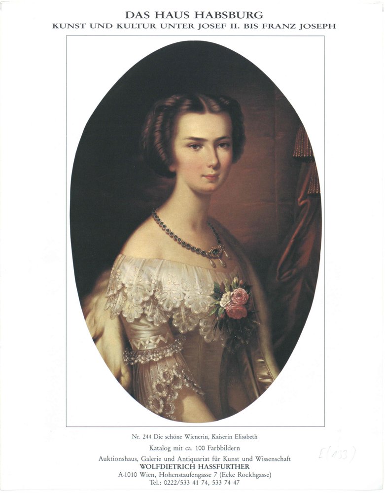 Kaiserin von Österreich Elisabeth von Unknown artist