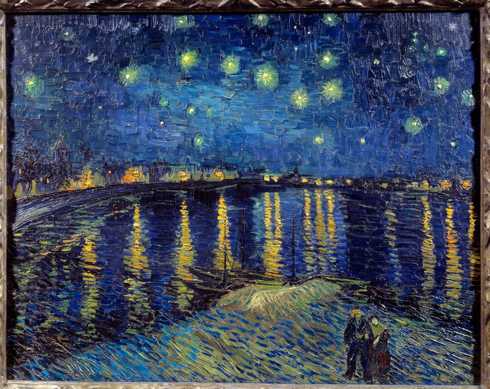 Sternennacht über der Rhône von Vincent van Gogh