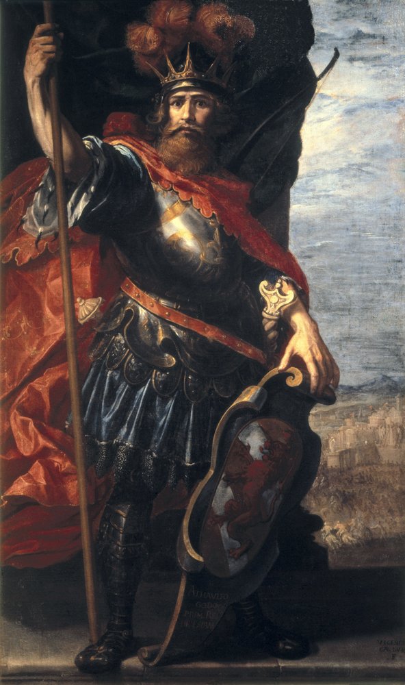 Porträt von Athaulf, König der Westgoten