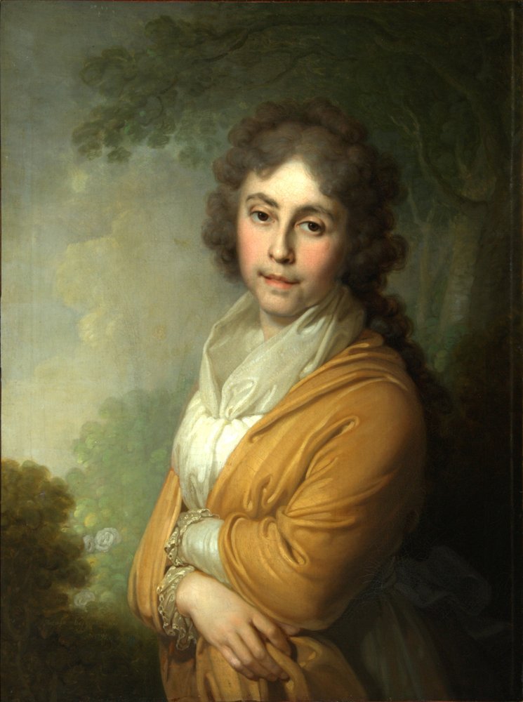 Porträt der Gräfin Natalia Iwanowna Kurakina, 1795 von Vladimir Lukich Borovikovsky