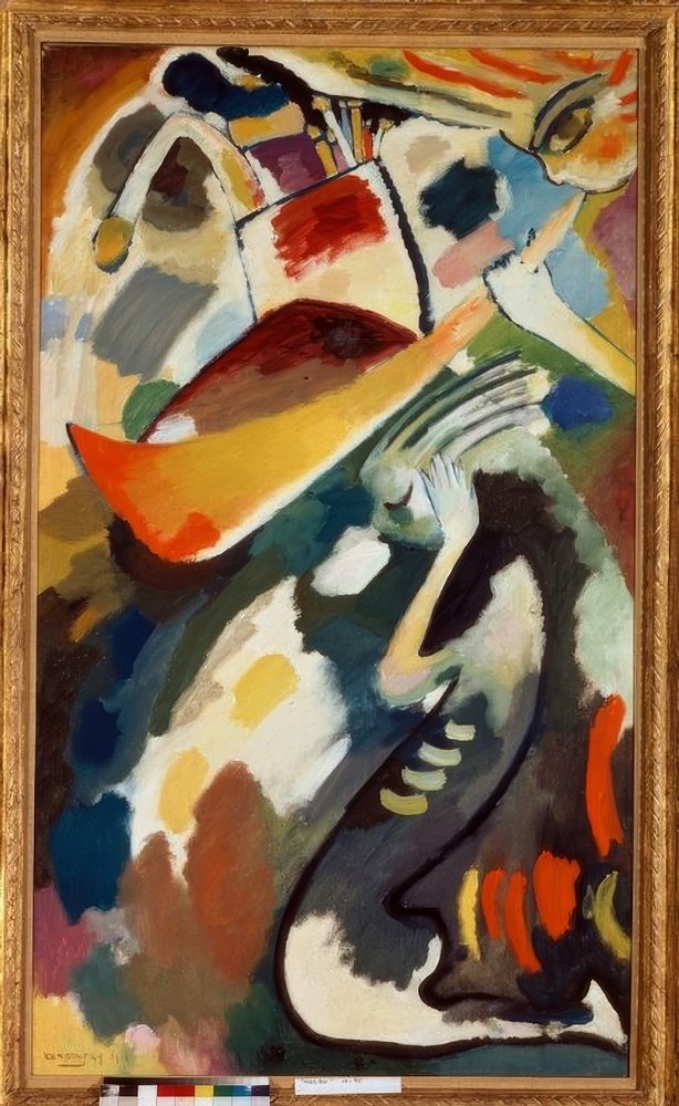 Wassily Kandinsky、DAS JUNGSTE GERICHT 100 Meisterwerke: 65. „Das Jüngste Gericht“ von Wassily