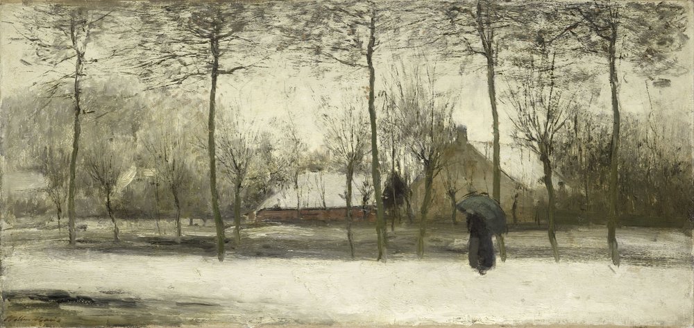 Winterlandschaft, um 1875 von Willem Maris