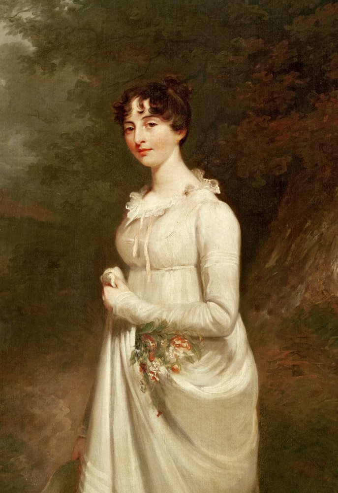 Porträt von Marcia B. Fox (Detail von 272237) von William Beechey