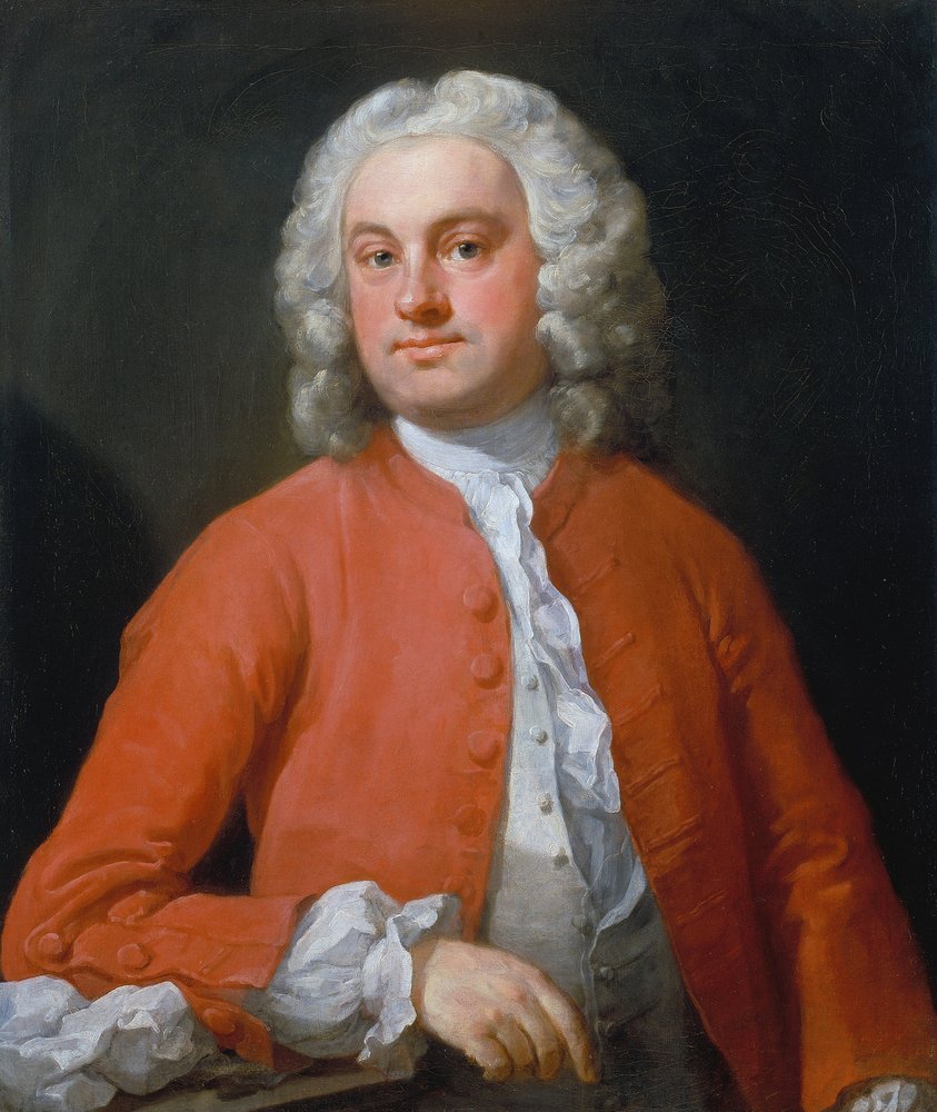 Porträt eines Mannes von William Hogarth
