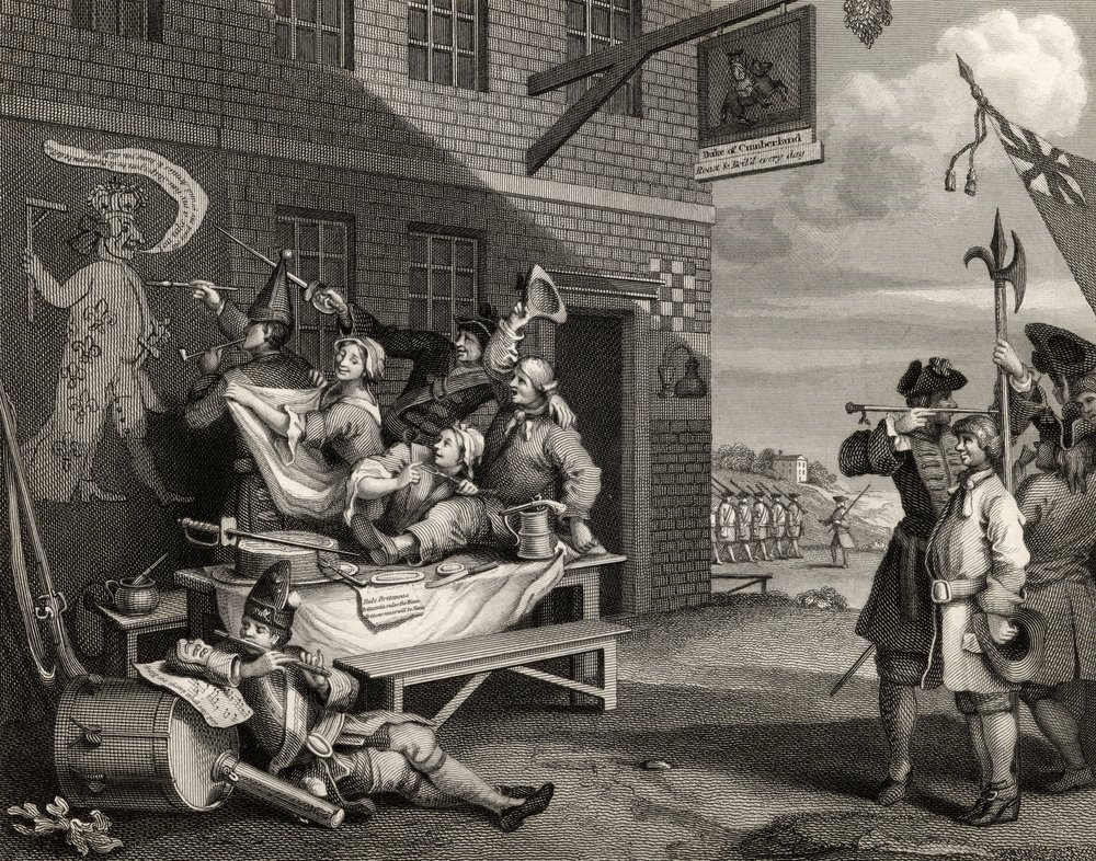 England, graviert von Thomas Phillibrown, aus 