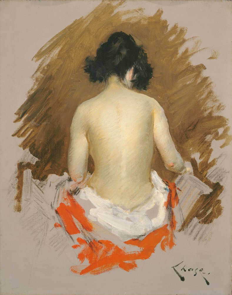 Akt, um 1901 von William Merritt Chase