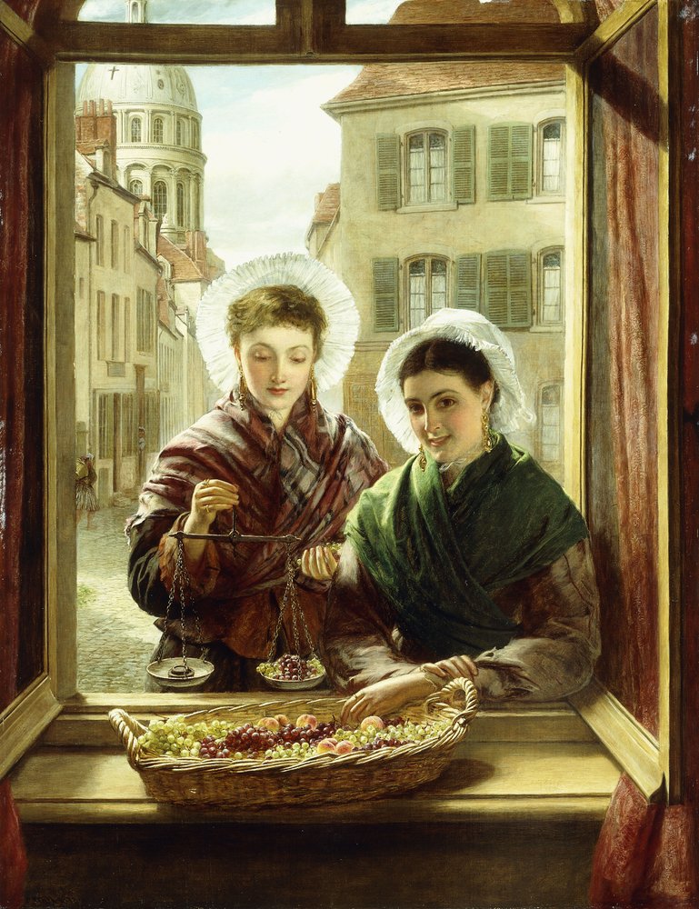 An meinem Fenster, Boulogne von William Powell Frith