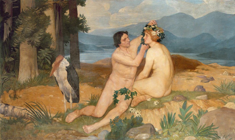 Paradies, um 1895 von William Strang