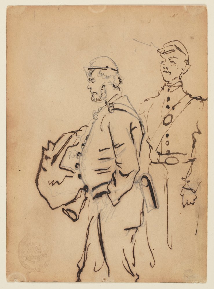 Skizzen von Soldaten von Winslow Homer