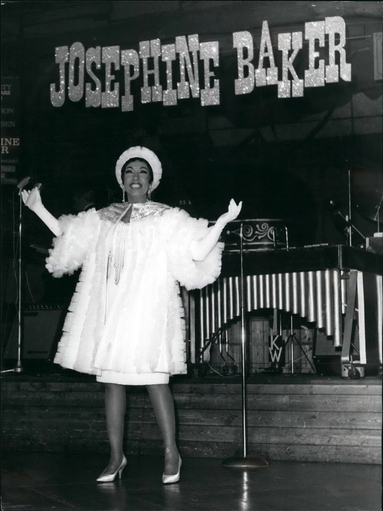 Josephine Baker in Zürich, Schweiz, 3. März 1967 (Foto) von . .