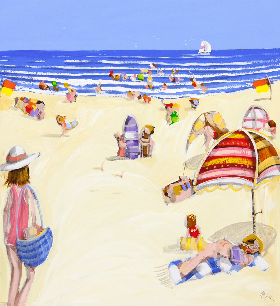 Der Strandgutsammler von Adam Bogusz