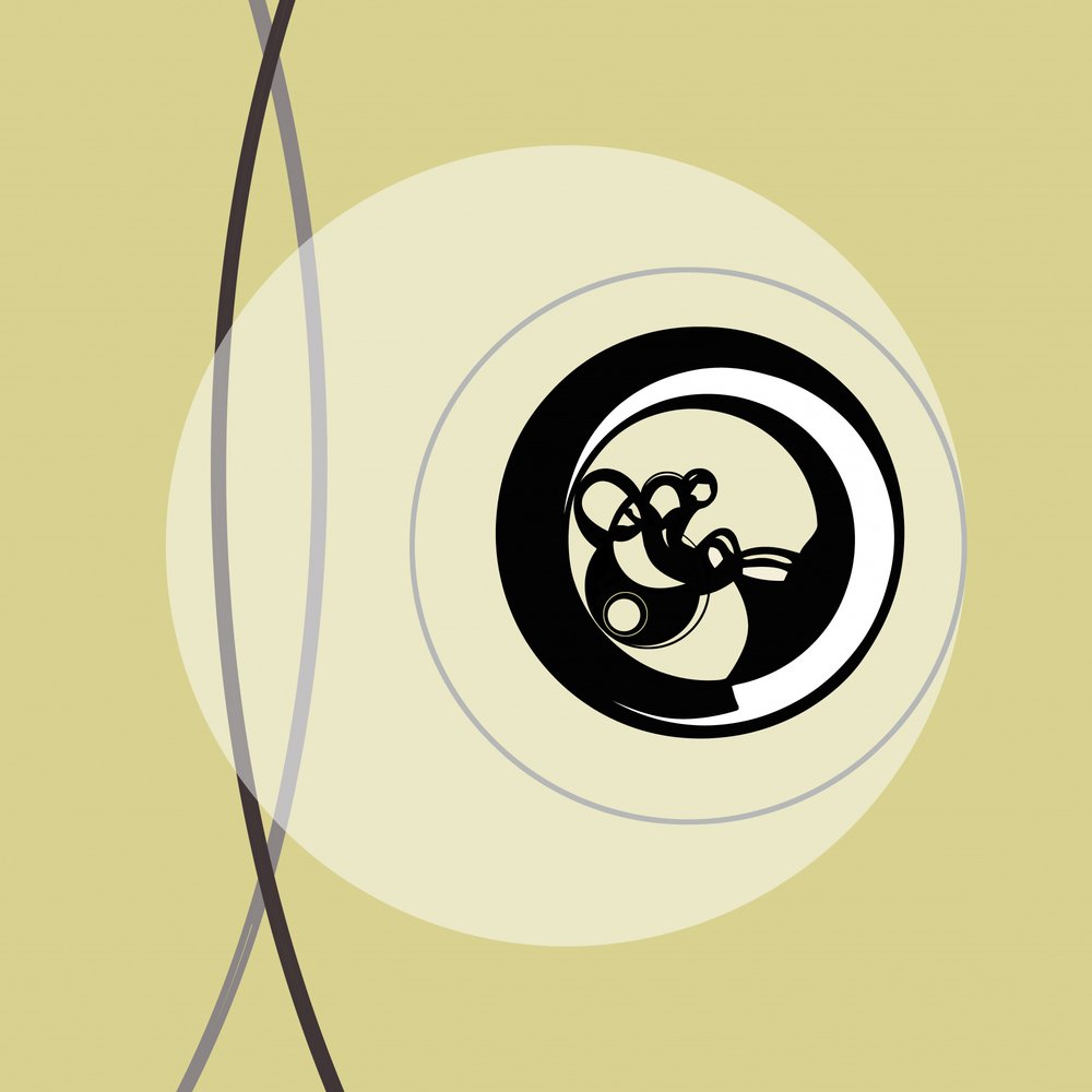 Abstrakte Wirbelkreise von Alejandra Winkhaus