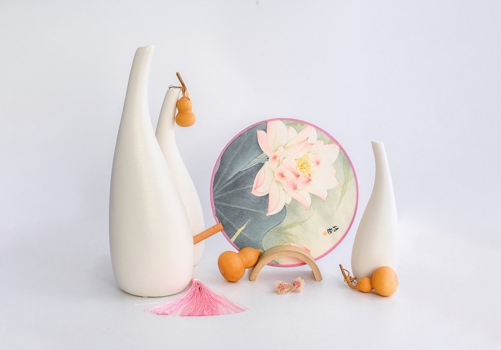 Asiatische Harmonie-Stillleben von Alice Sheng