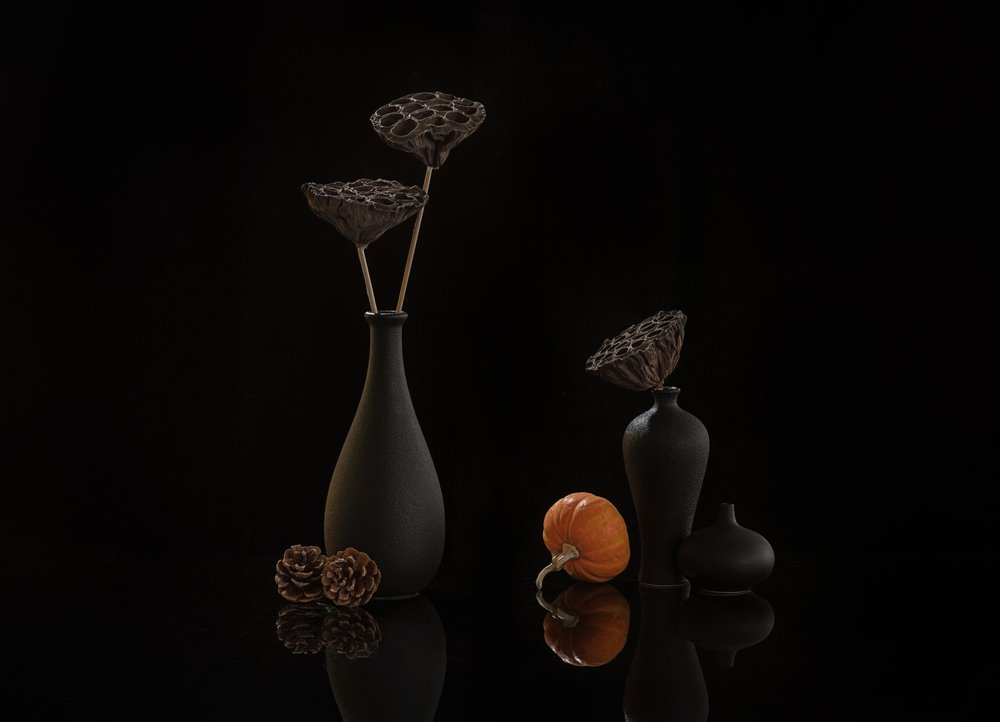Stimmungsvolles Herbst-Stillleben von Alice Sheng