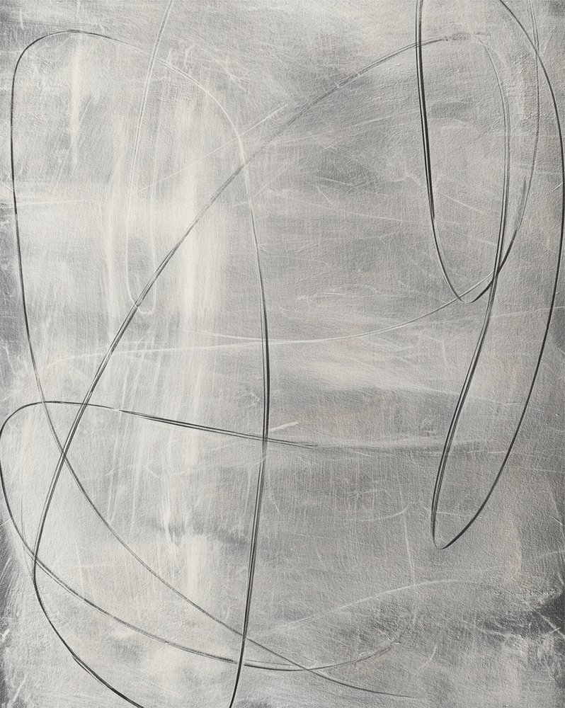 Fließende Silberne Linien von Alma