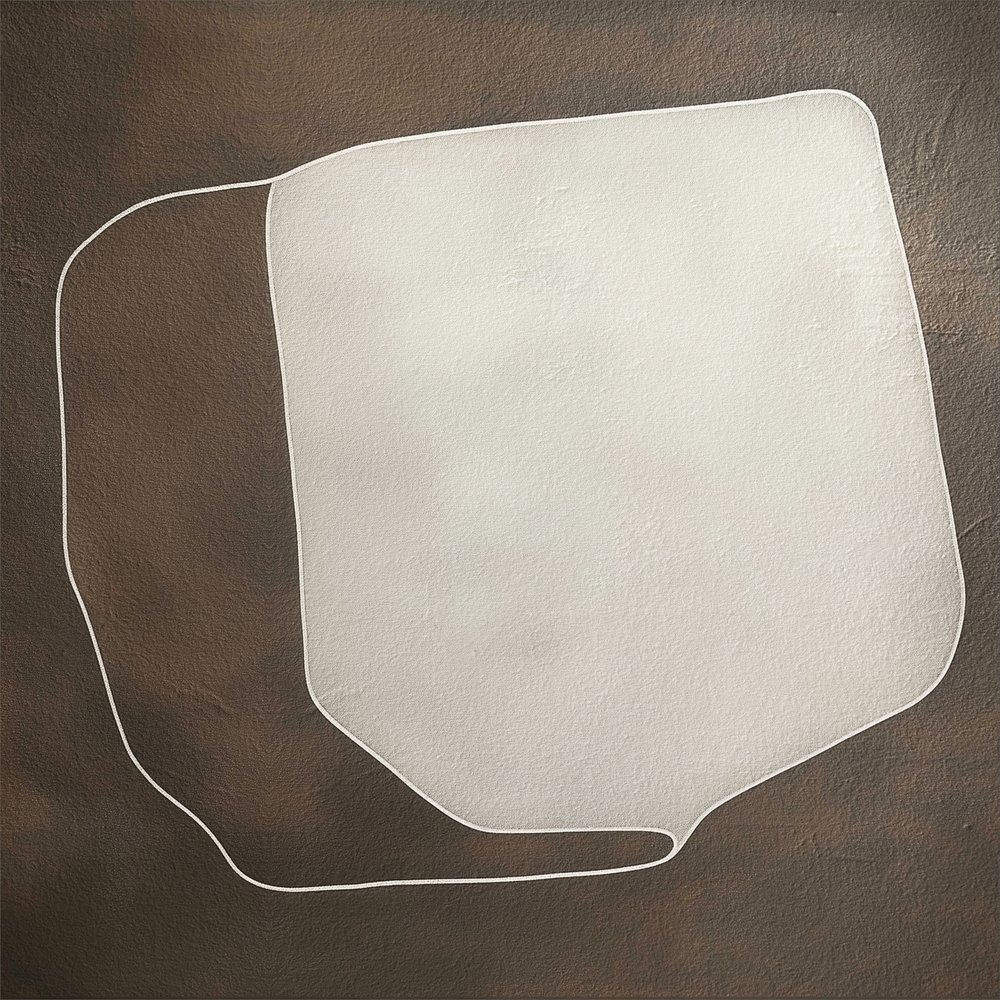 Sanfte abstrakte Formen von Alma