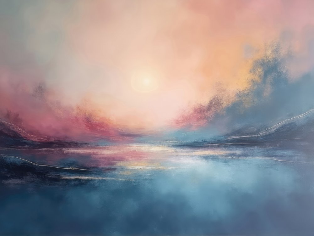 Verträumte Pastelllandschaft von Alpenglow Workshop