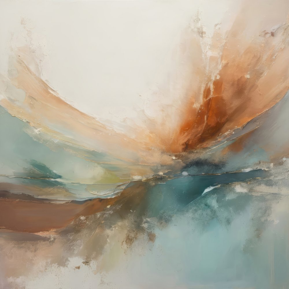 Serene Abstrakte Landschaft von Alpenglow Workshop