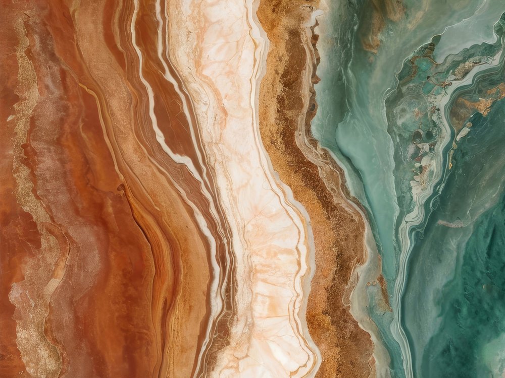 Lebendige Mineralschichten von Alpenglow Workshop