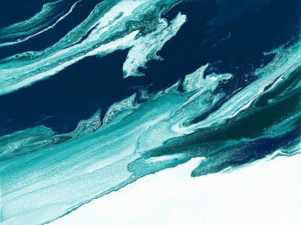 Abstrakte Ozeanwellen von Alyson Storms