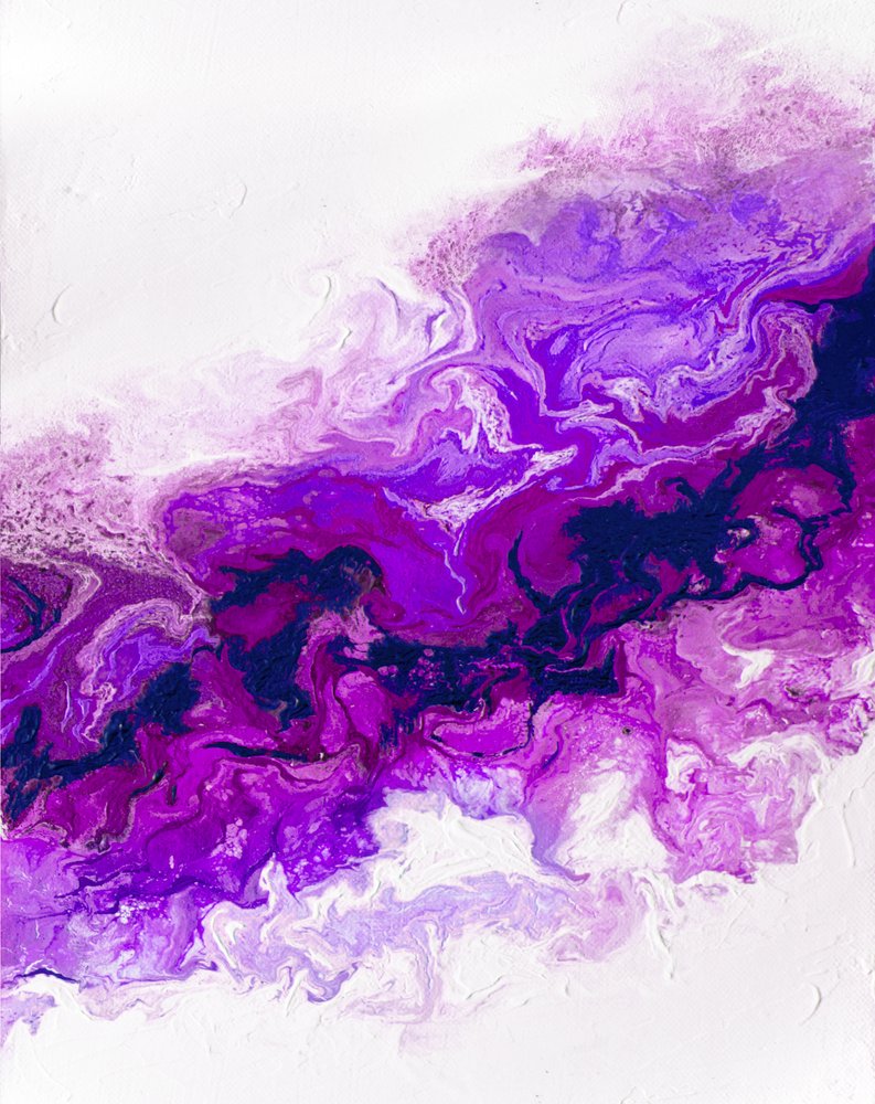 Tiefvioletter Fluss von Alyson Storms