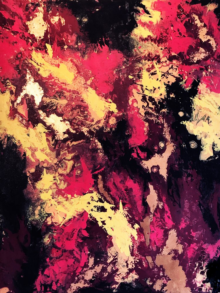 Feurige Abstrakte Wirbel von Alyson Storms