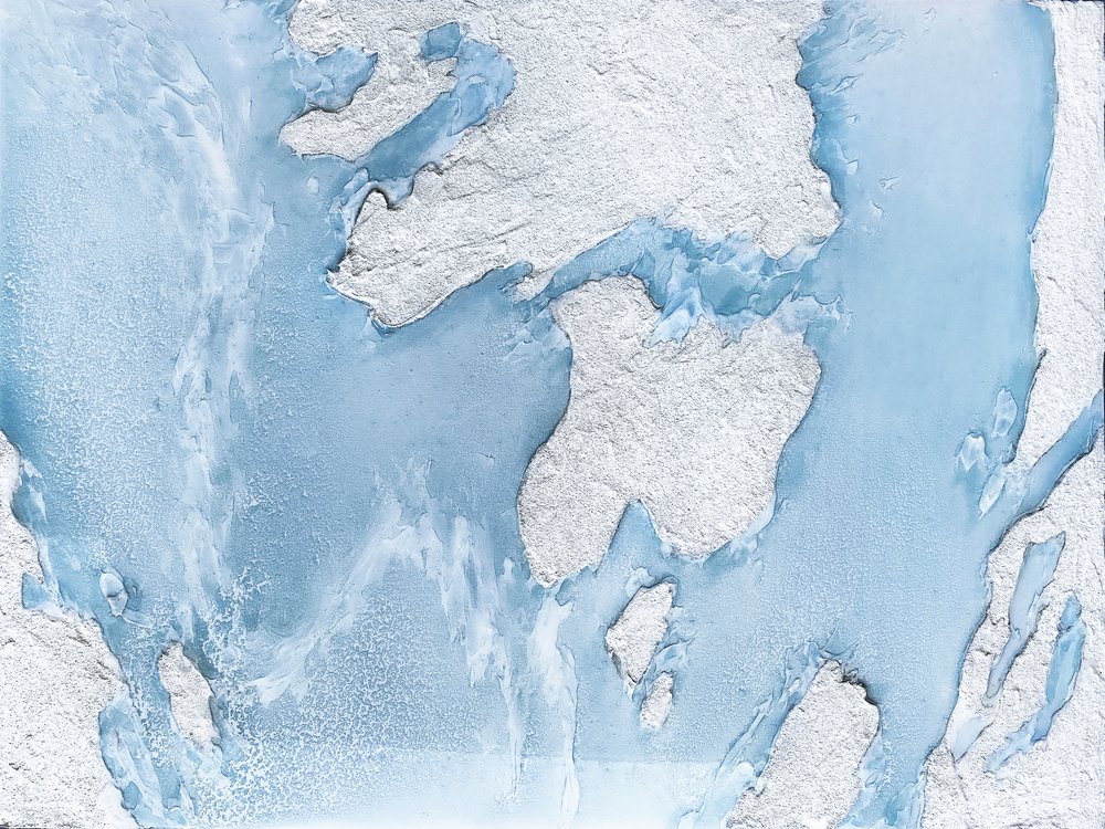 Gletscherblauer Fluss von Alyson Storms