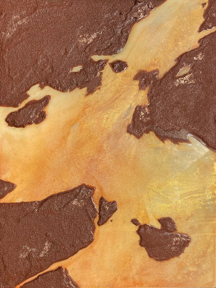 Flüssige Goldlandschaft von Alyson Storms