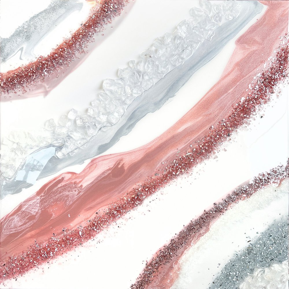 Roségold-Geodenfluss von Alyson Storms
