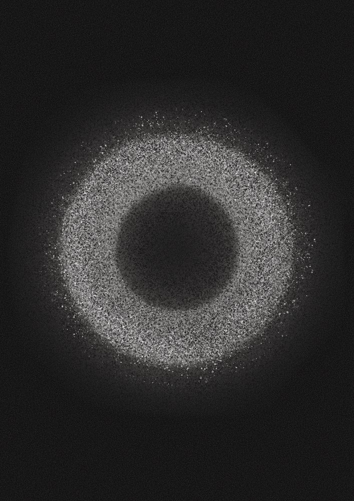 Abstrakter Lichtring von Amy Louise Baker