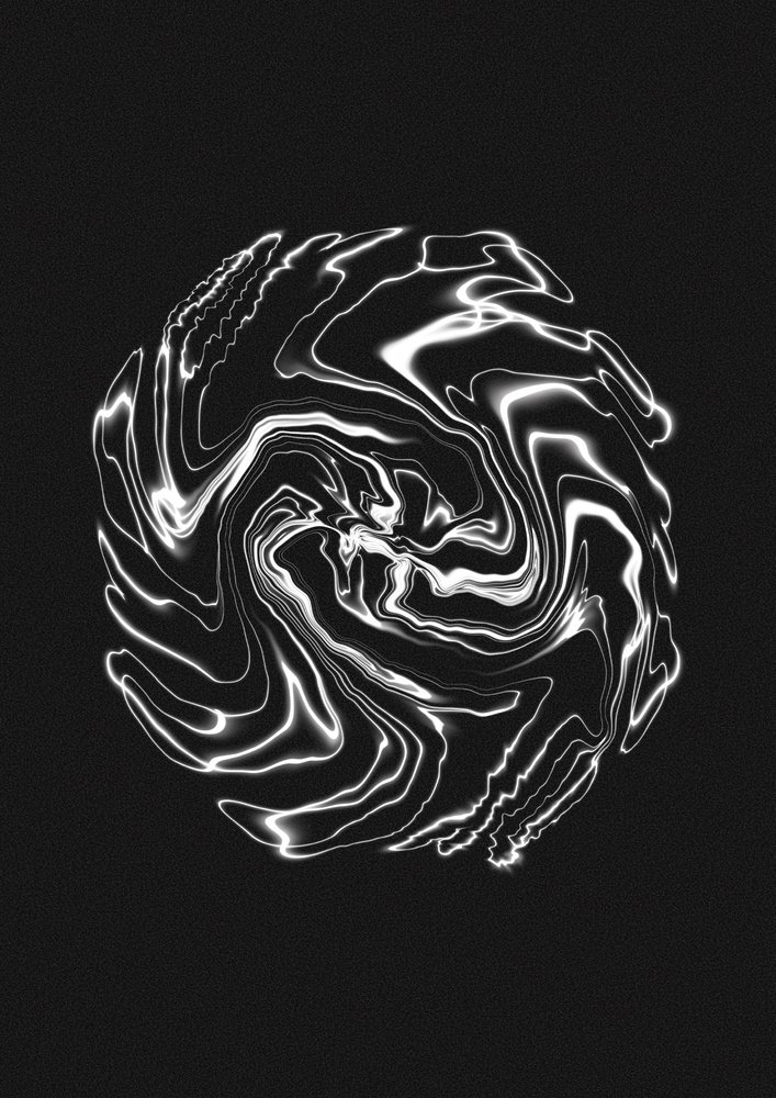 Elektrischer Flüssiger Wirbel von Amy Louise Baker