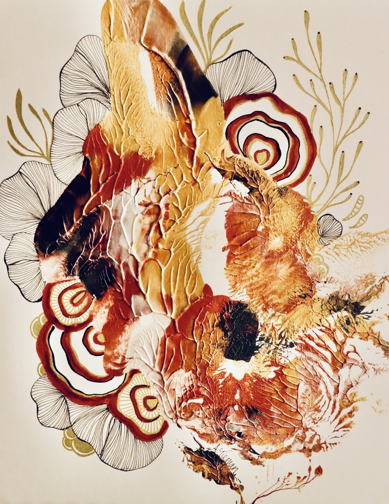 Vergoldete Erde Botanicals von Amy Tieman