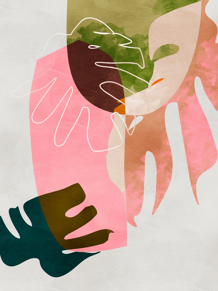 Blätter Ausschnitt von Ana Rut Bre