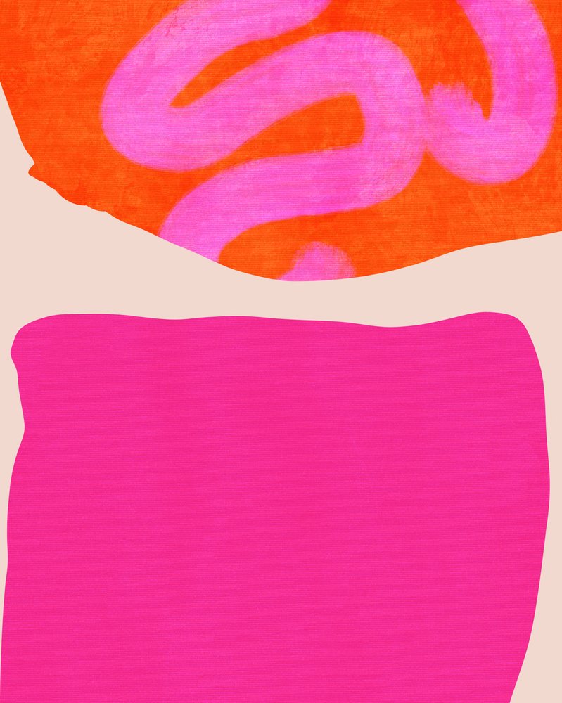 Gemalte Linien 2 von Ana Rut Bre