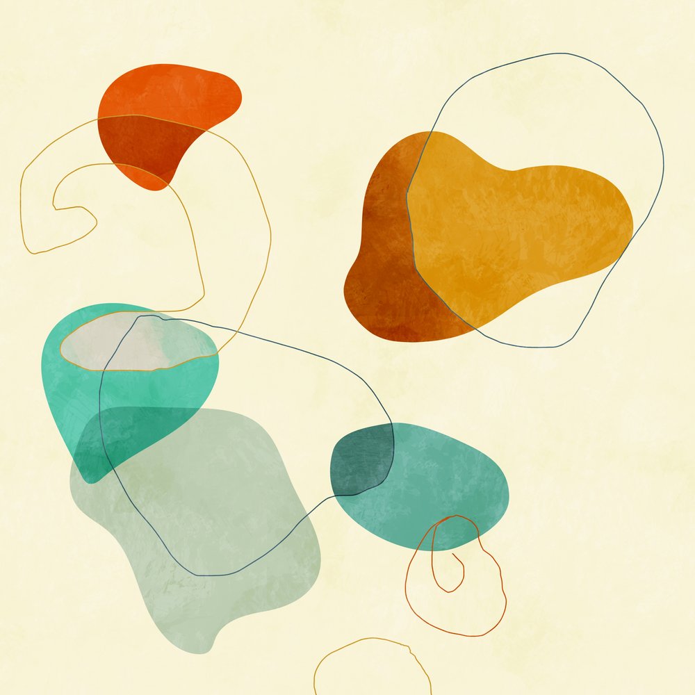 Formen und Linien 3 von Ana Rut Bre