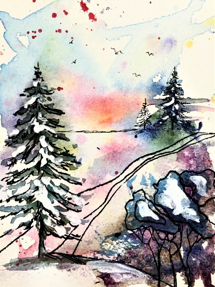 Bunter Winterglanz von Anda Bieza