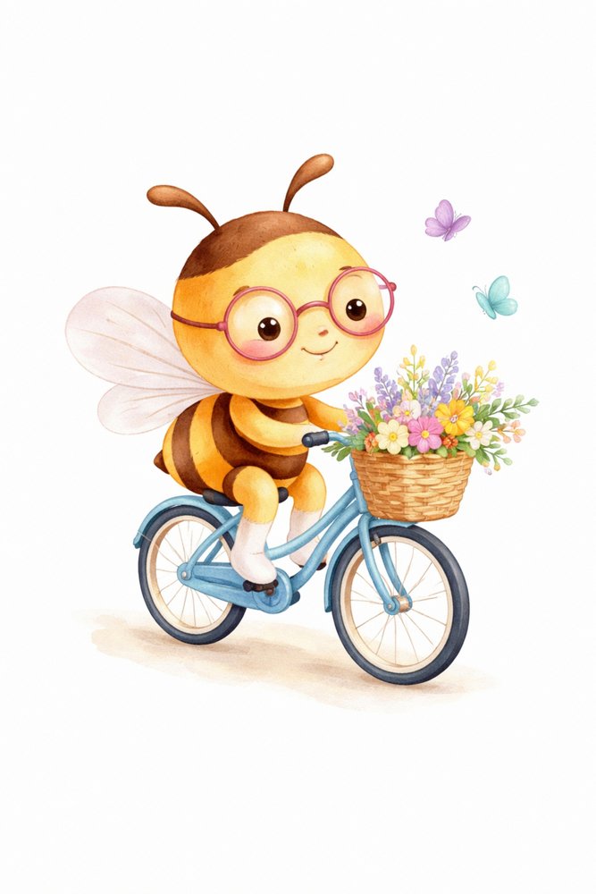 Niedliche Bienenfahrt von Anda Bieza