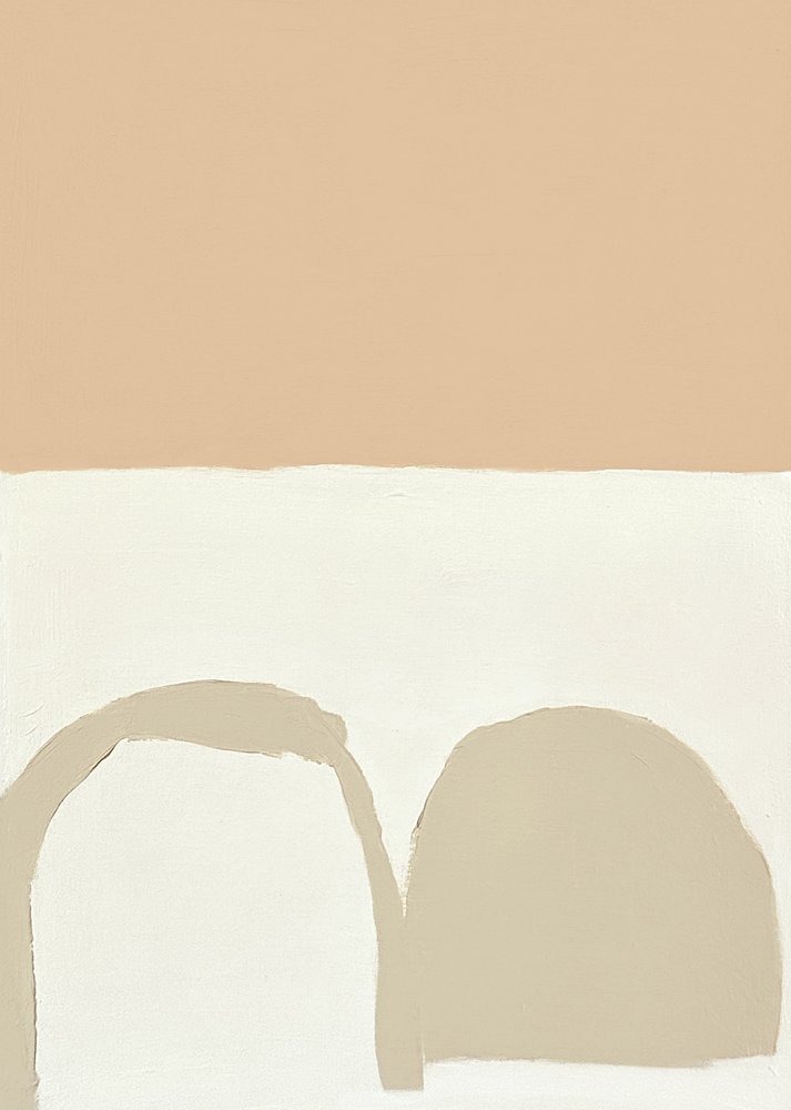 Sanfte neutrale Landschaft von Andrea Reichhart