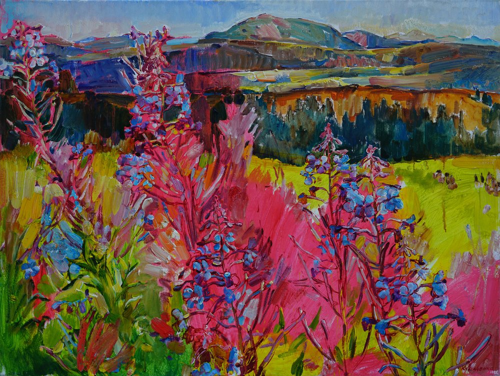 Lebendige Sommerblüte von Andrii Kutsachenko