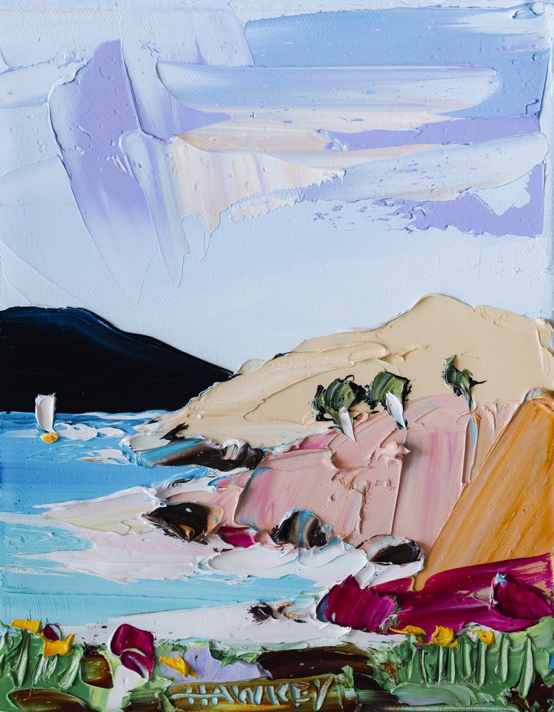 Lebendige Küstenlandschaft von Angela Hawkey