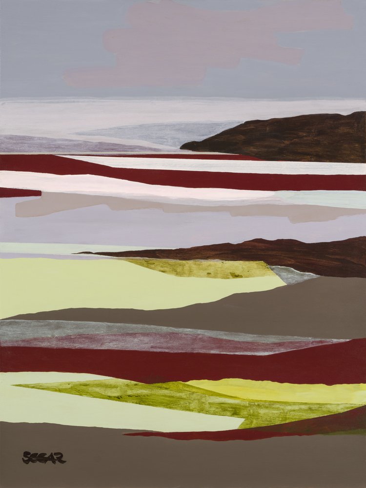 Serene abstrakte Landschaft von Angela Seear
