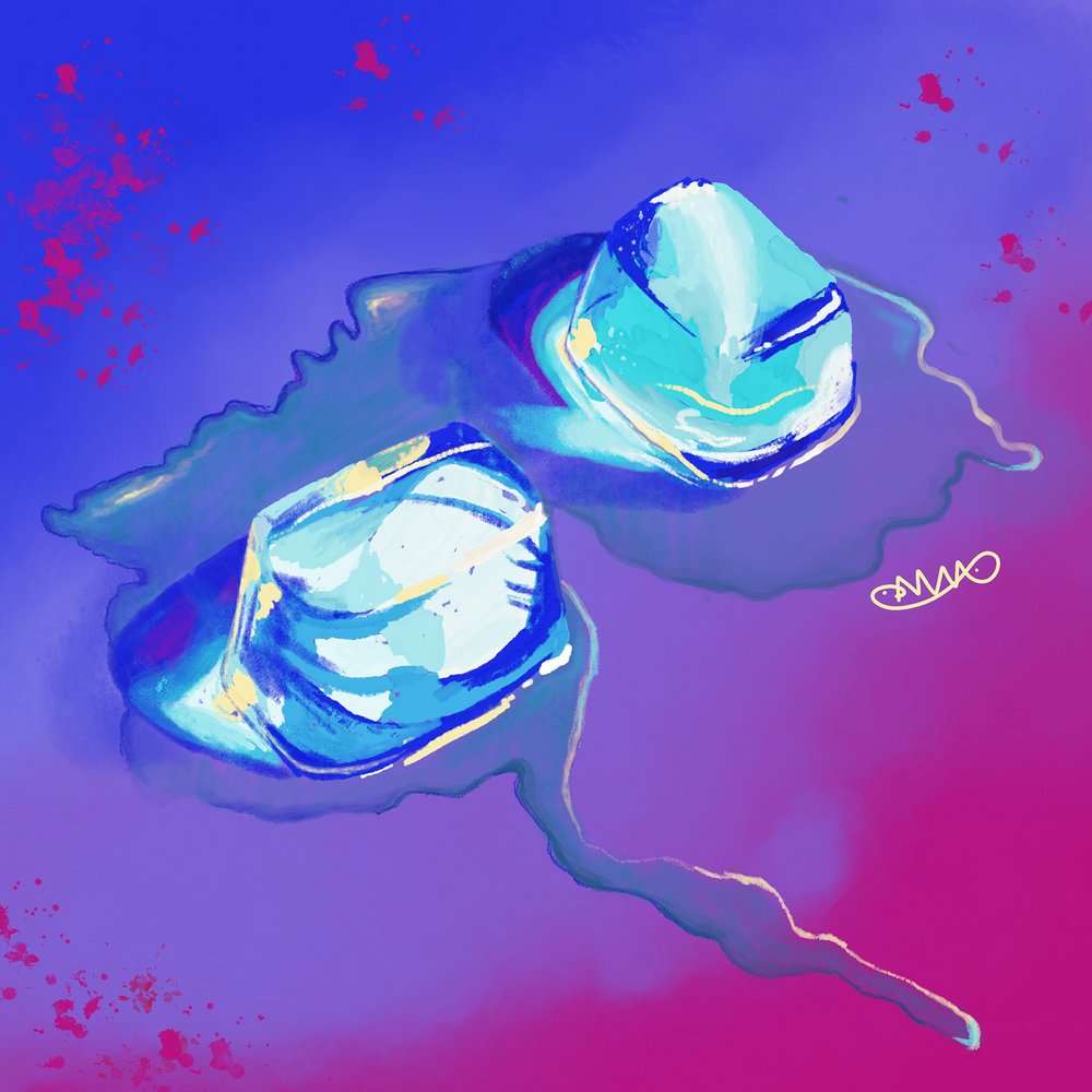 Eisblaues Schmelzen von Anna Viklund