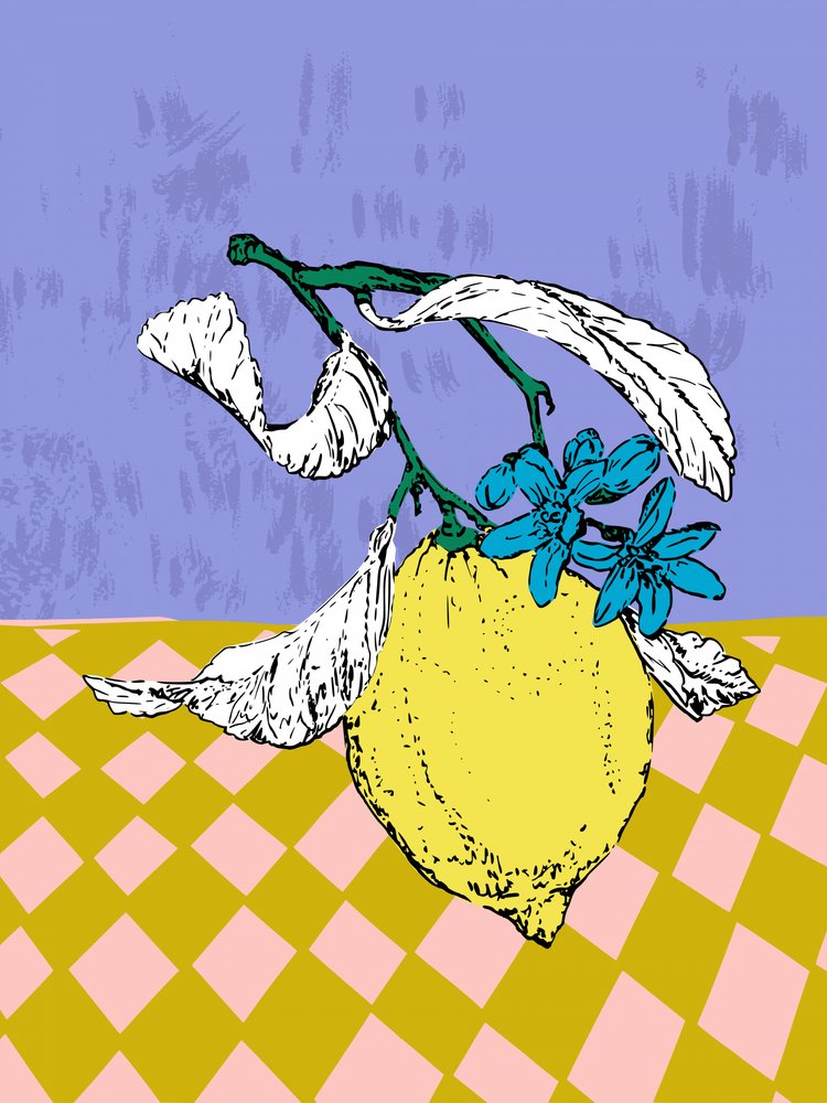 Lebendige Zitronenblüte von Annick
