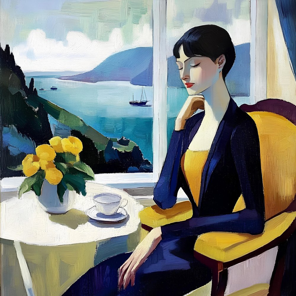 Elegante Meeresansicht von Avanesova Elena