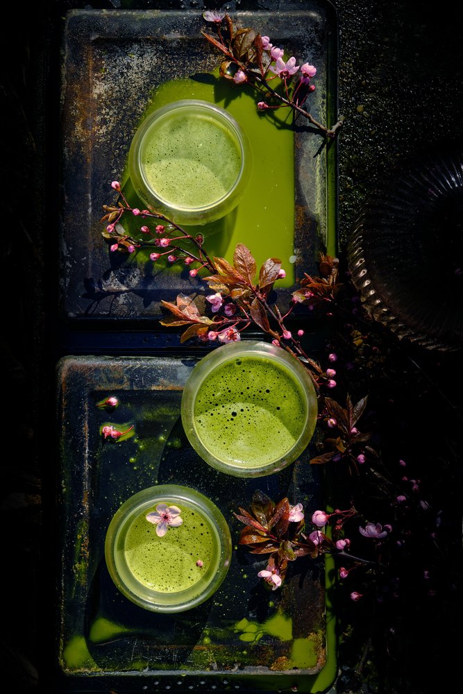 Frühlings-Matcha-Blüten von Beata Brząkalik-Gburek