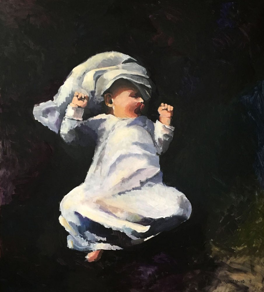 Friedlich schlafendes Baby von Borgenhag Holmqvist