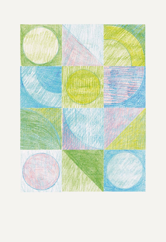 Weiches geometrisches Muster von Catalina Somolinos